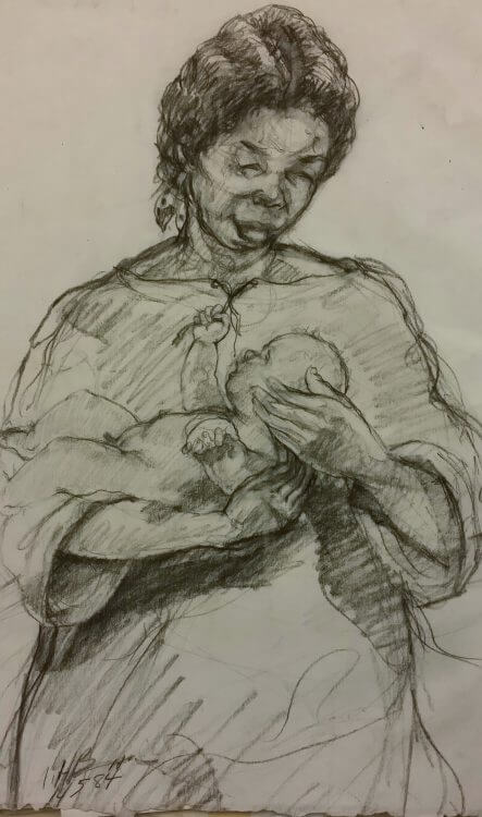 Mother and child III