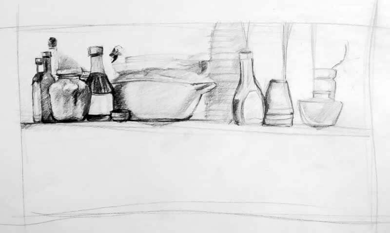 shelve drawing
