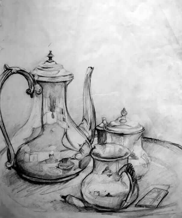 Silver Water Pitcher