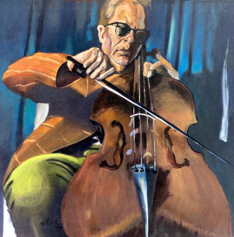 Cello Player | The Color Brown Studio